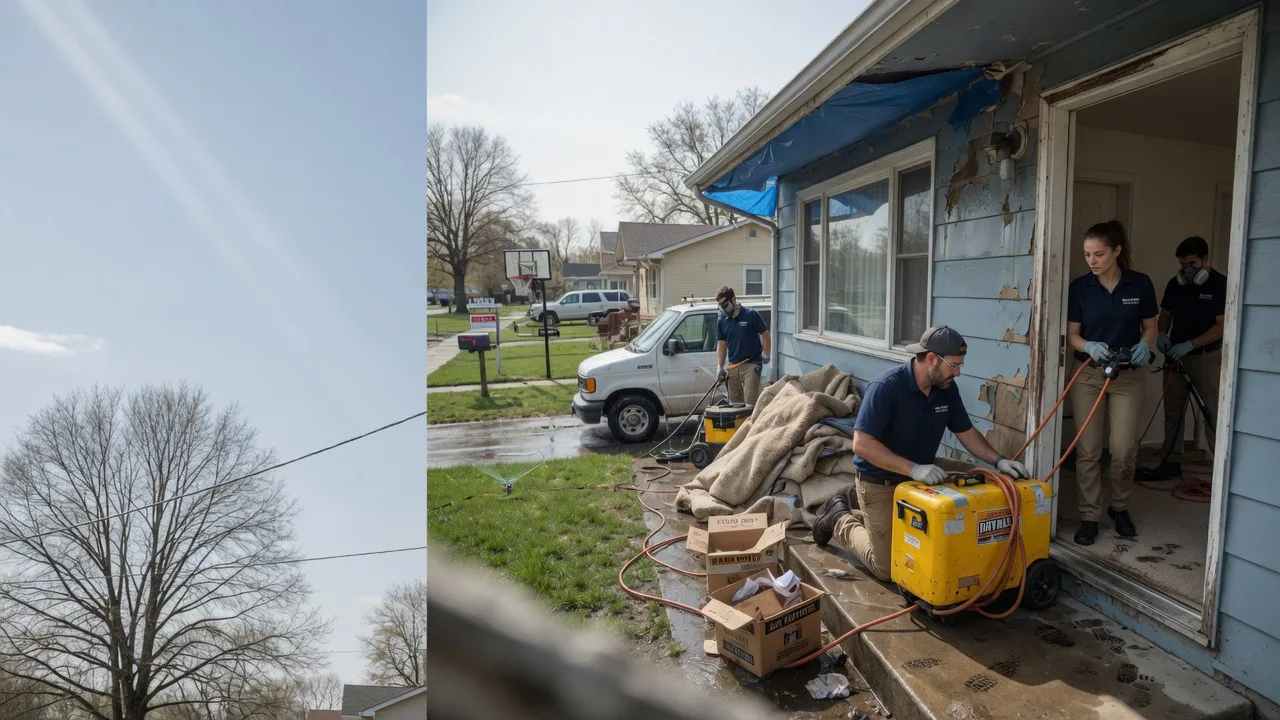 Basement Flood Cleanup in Leonardville, KS near me